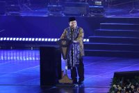 Presiden RI Prabowo Subianto menghadiri acara Perayaan Natal Nasional 2024. (Tim Media Prabowo)
