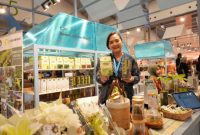 PT Semeru Sumber Rejeki, produsen minuman herbal Kamandalu Ashitaba yang diolah dari tanaman Seledri Jepang atau Ashitaba. (Dok. BRI)