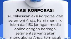 Kami memiliki lebih dari 150 jaringan media online dengan berbagai segmentasi yang akan mendukung Anda, termasuk media ekonomi dan bisnis. Hubungi WhatsApps: 0853 1555 7788. (Dok. Sapulangit Media Center)

